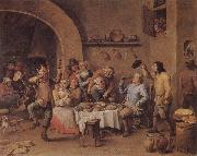 TENIERS, David the Younger Twelfth Night USA oil painting artist
